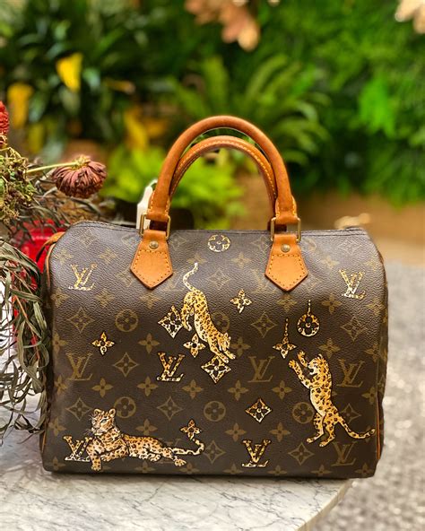 hand painted louis vuitton bags|hand painted designer bags.